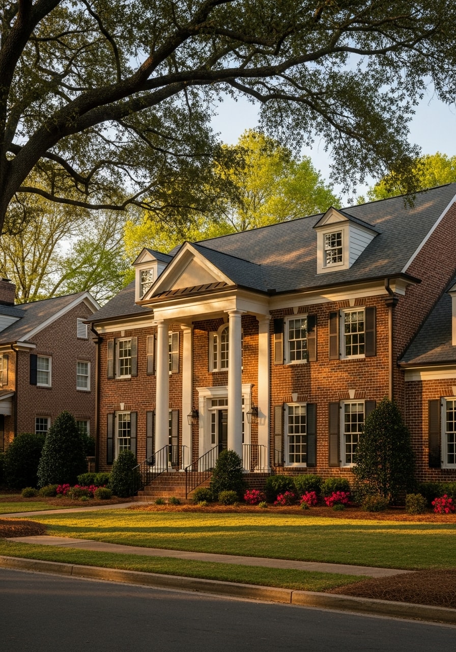 Completed Athens renovation showing quality finishes and curb appeal.